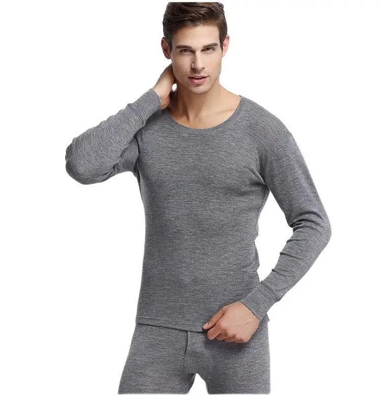 Men's 100% Merino Wool Thermal Underwear Set Midweight Merino Wool Base Layer Tops Pants Set Thermal Underwear Men 230G